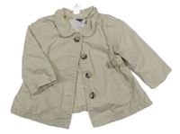 Béžový šusťákový jarní kabátek C&A