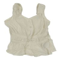 Smotanový blúzková ý top H&M