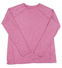 Růžové melírované sportovní triko Matalan