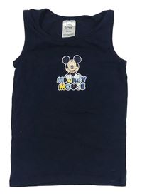 Tmavomodré tielko s Mickey Disney