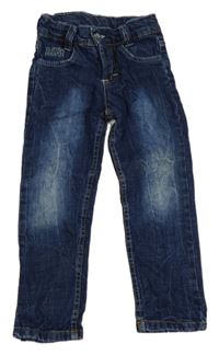 Tmavomodré rifle s logom G-STAR