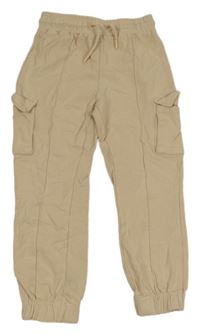 Béžové cargo tepláky dopodopo