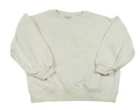 Smotanová oversize mikina s nápismi PIAZZAITALIA