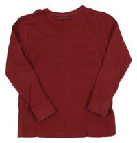 Tmavočervené vzorované mikinotriko Next