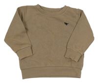 Hnedošedé á mikina s dinosaurom Next