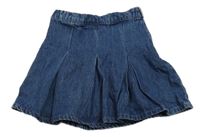 Modrá rifľová sukňa Next