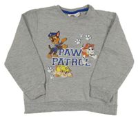 Sivá melírovaná mikina s PAW PATROL nickelodeon
