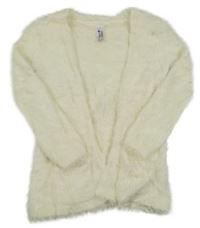 Smotanový chlpatý svetrový cardigan C&A