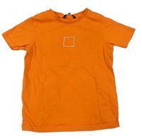 Oranžové tričko s nápismi George