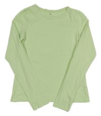 Zelenkavé tričko H&M