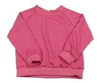 Tmavoružová mikina Shein