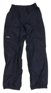 Tmavomodré šušťákové nepromokavé nohavice Tribord
