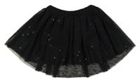 Čierna tylová sukňa s flitrami Cat&Jack