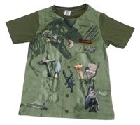 Khaki tričko - paleontolog