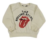 Smetanová hudební mikina s potiskem - The Rolling Stones Zara
