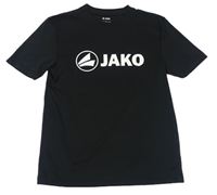 Černé sportovní tričko s logem Jako