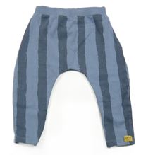 Modré pruhované ľahké tepláky Next