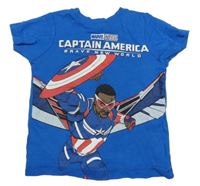 Modré tričko s kapitánem Amerikou George