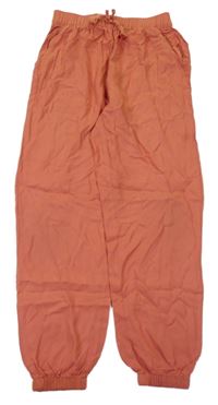 Tehlové ľahké nohavice H&M