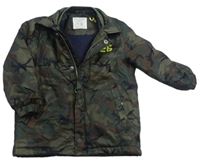 Army šušťáková zateplená bunda s nápisom Zara