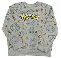 Šedá mikina -pokémon Primark
