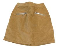Hnedá zamatová sukňa Denim Co.