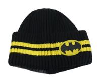 Černo-žlutá čepice s pruhy - Batman