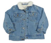 Světlemodrá riflová zateplená bunda s Tweetym - Looney Tunes