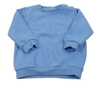 Svetlomodrá mikina s nápisom F&F