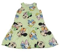 Mintové šaty s Minnie a Daisy H&M