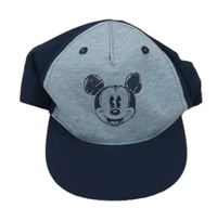 Tmavomodro-svetlomodrá šiltovka s Mickeym H&M