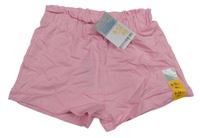 Nové - Svetloružové ľahké kraťasy Primark