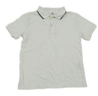Biele polo tričko H&M