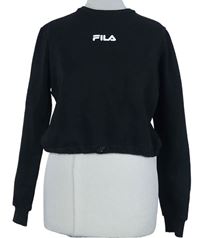 Dámska čierna crop mikina s logom Fila vel. 32