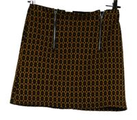 Dámska hořčicovo-čierna vzorovaná sukňa Cooperative