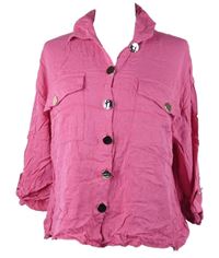 Dámská tmavorůžová halenka F&F