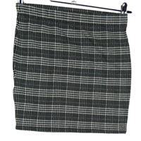 Dámska čierno-biela kockovaná minisukňa FB Sister