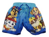 Modré plážové kraťasy s PAw Patrol zn. Nickelodeon