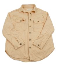 Korálová tepláková košeľová bunda Zara