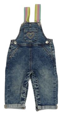 Modré na traké rifle so srdiečkom Ergee