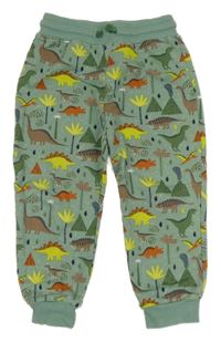Zelené tepláky s dinosaury Alana