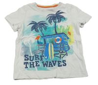 Biele tričko s obrázkom C&A