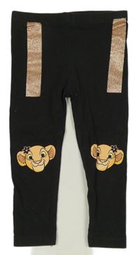 Čierne legíny s lvím kráľom Disney