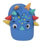 Modrá kšiltovka  s ostny a očima - dinosaurus So Cute