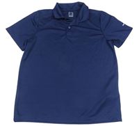 Tmavozelené sportovní polo tričko Decathlon