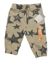 Nové - Béžové tepláky s hviezdami Primark