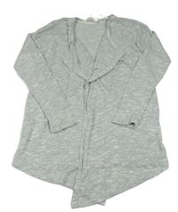 Šedý třpytivý pletený cardigan H&M