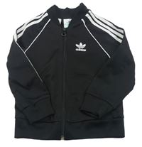 Černá sportovní propínací mikina Adidas