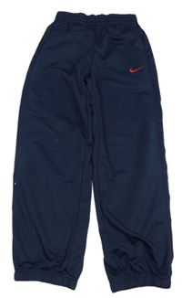Tmavomodré funkčné športové nohavice Nike