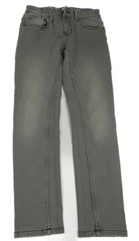 Sivé teplákové jogger rifle